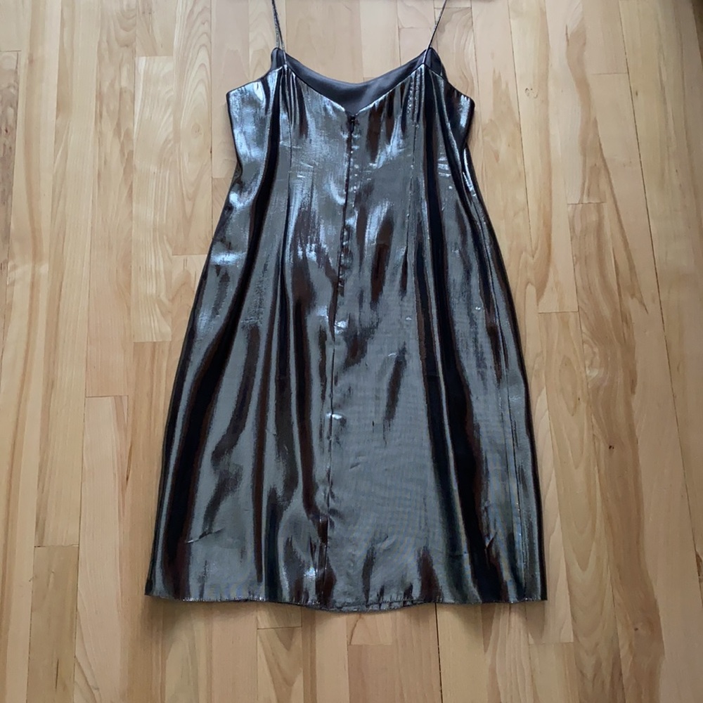 EUC Rickie Freeman for Teri Jon Pewter dress - Picture 7 of 16